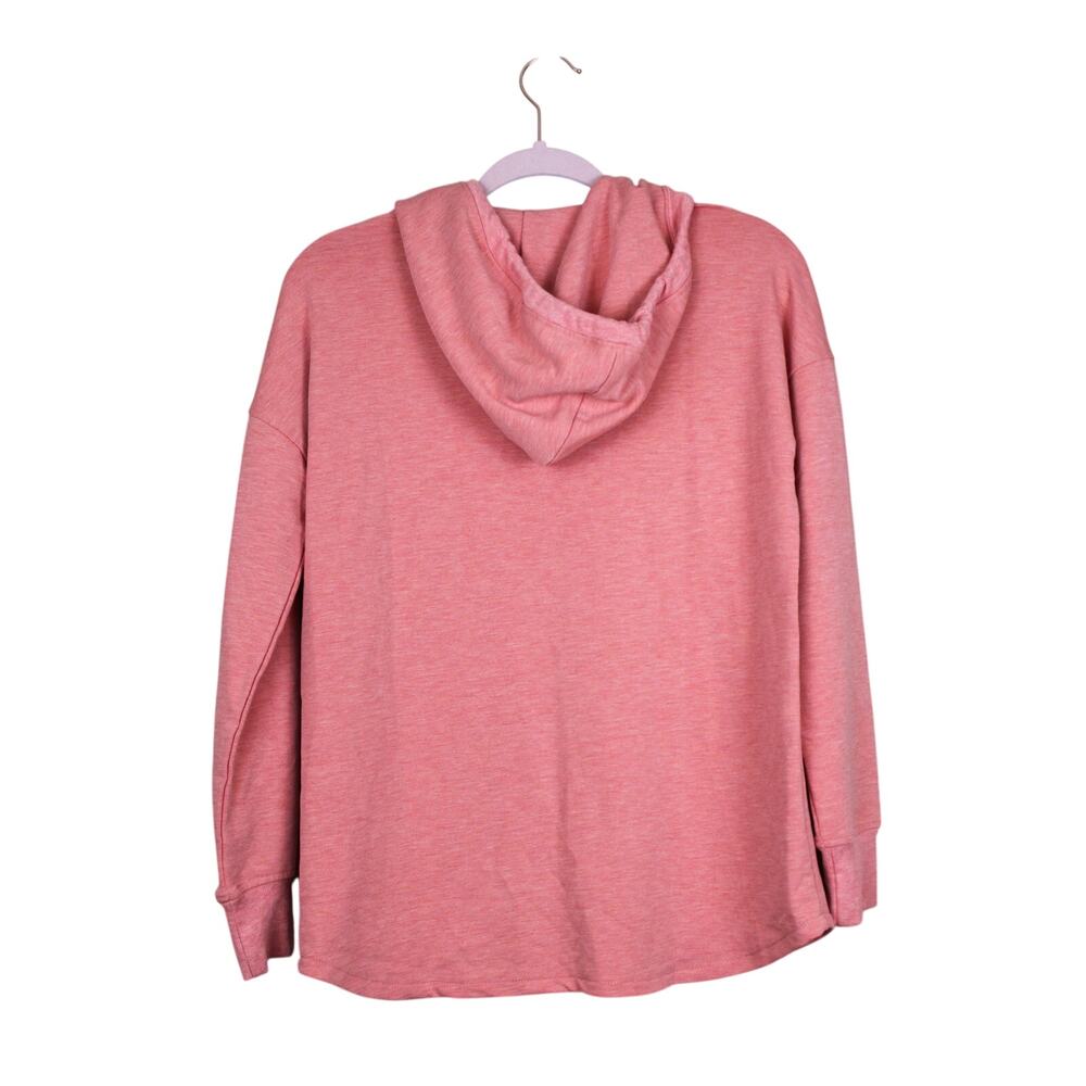 The Black Dog Orange V-neck Long Sleeve Casual Tunic Hoodie Size XS - Picture 4 of 9